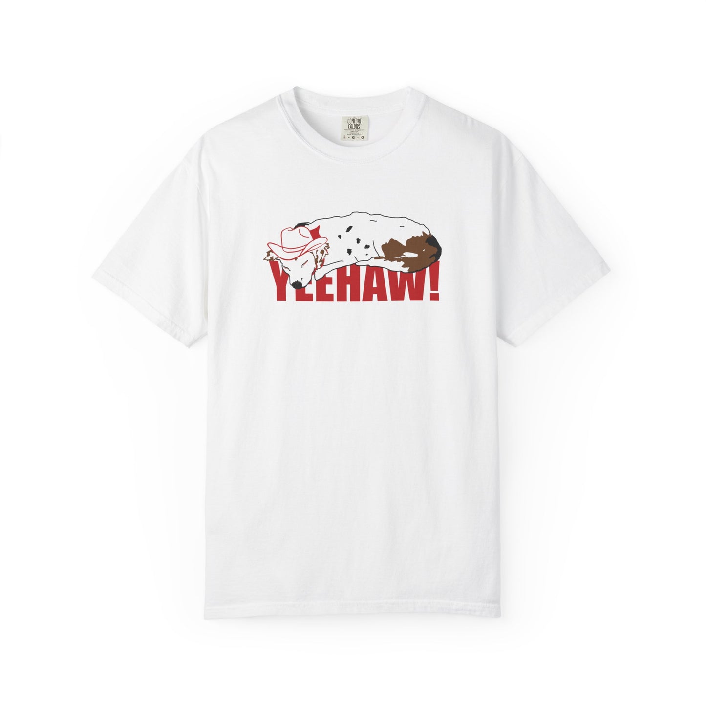 Yeehaw! Cowboy Dog Graphic Tshirt