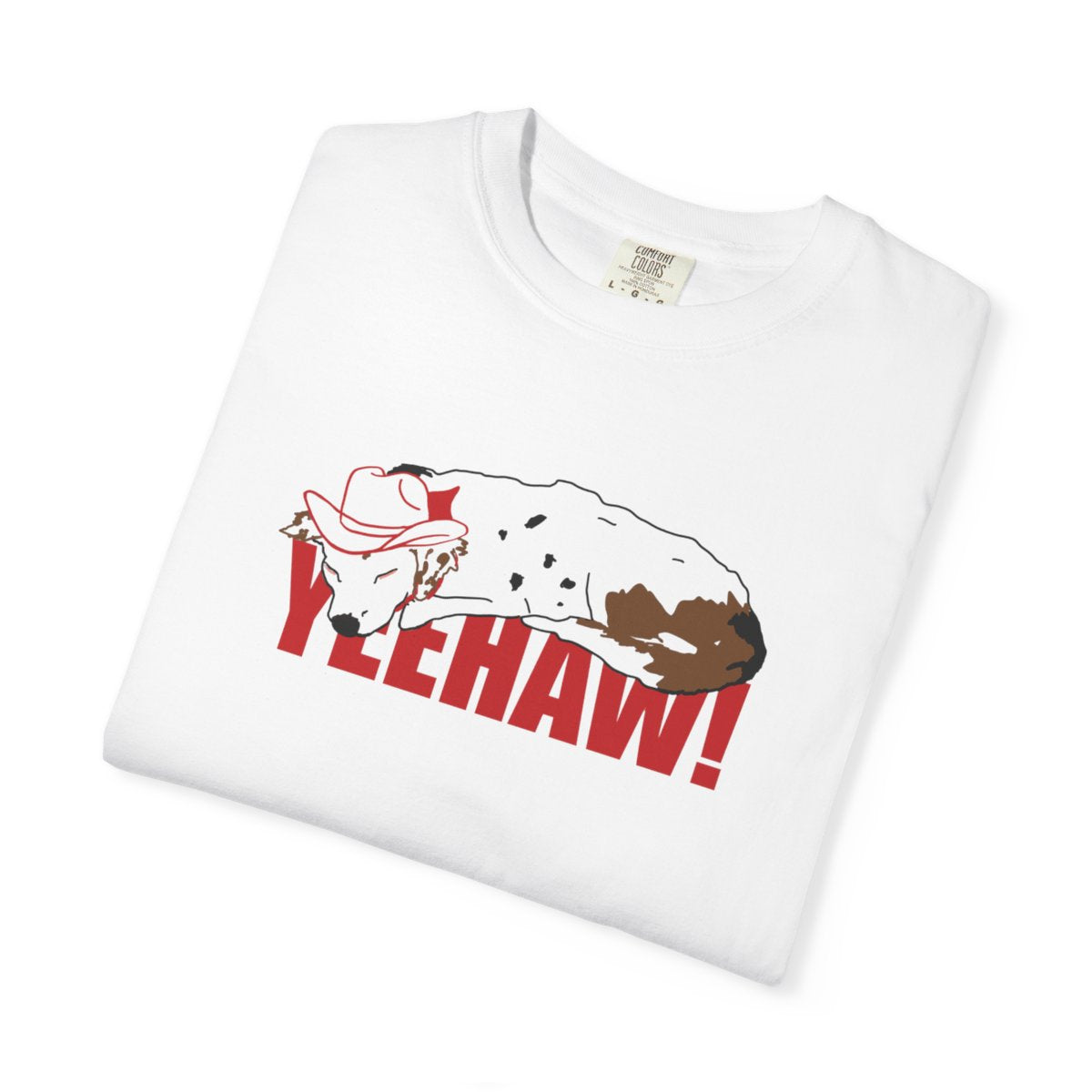 Yeehaw! Cowboy Dog Graphic Tshirt